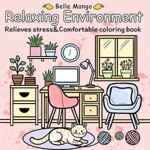 Need a 10-Minute Escape? Try This Easy Adult Stress-Relief Coloring Book#stressrelief #childrenbook Art Illustrations Relaxation
