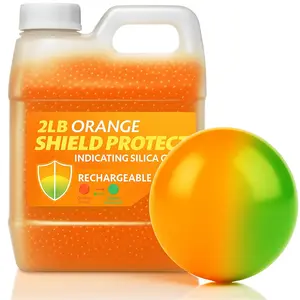 Indicating Silica Gel 2lb 3-5mm Beads (Orange)