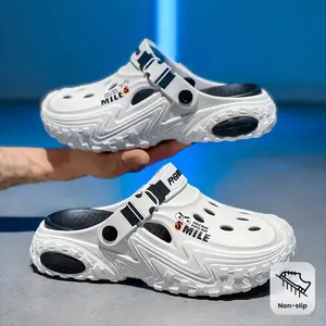 Men’s Breathable EVA Clogs - Comfortable, Non-Slip Slip-On Sandals with Adjustable Straps for Outdoor and Casual Wear