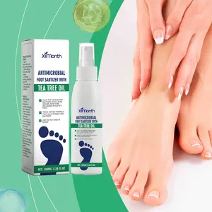 Clinical Strength Tea Tree Foot Spray - 98% Odor Elimination & Fungus Treatment - Fast-Acting Cracked Heel Repair with Quick-Dry Formula - 100ML