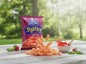 Good Goodies Snacky - Ketchup Flavor Chips - 2oz (12 Pack) - Crunchy Snack