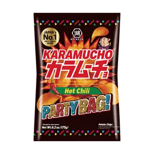 KOIKEYA Karamucho Spicy Potato Chips - 175g Japanese Snack, Hot Chili Flavor
