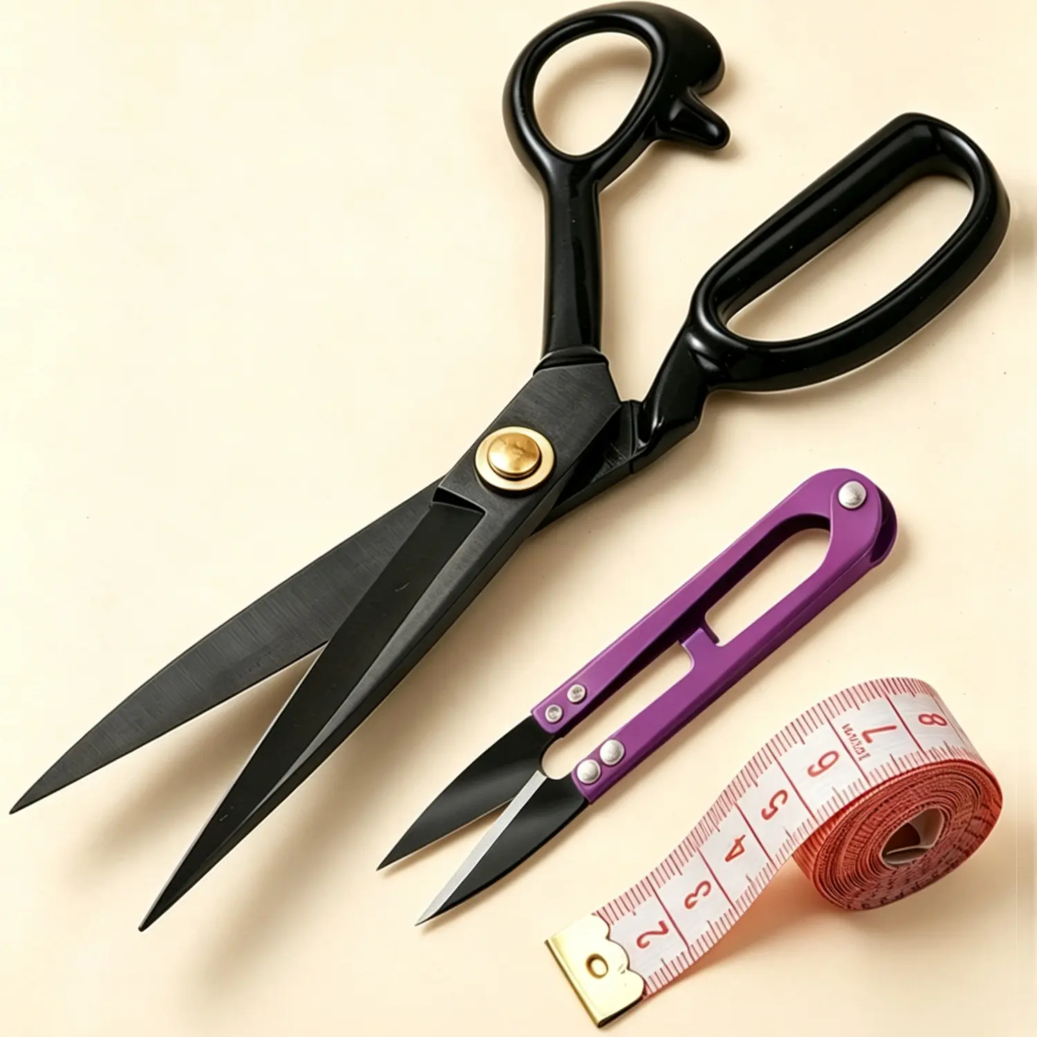 Fabric Scissors for Cutting Fabric, 9 Inch Heavy Duty Sewing Scissors with Sharp Stainless Steel Blades, Professional Fabric Shears for Sewing