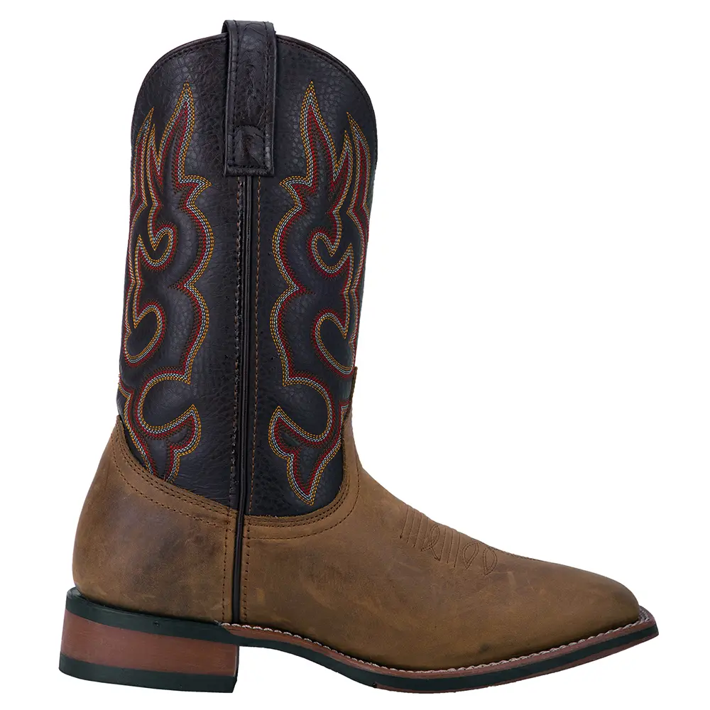 Laredo Mens Lodi Square Toe  Casual Boots Mid Calf - Brown
