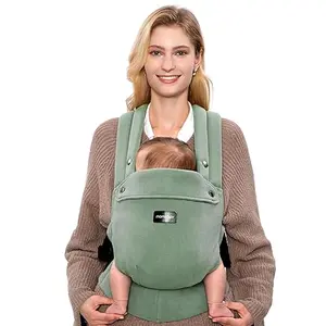#Summervibes Momcozy Baby Carrier with Natural Cotton Linen, Built to Last, Ergonomic Design, Newborn to Toddler for 7-44lbs, Lightweight and Comfortable baby  carrier