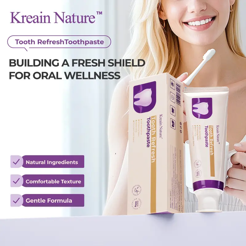 Kreain Nature 1 [creator] Tooth Refresh Toothpaste-Freshen your breath, with natural ingredients that gently care for your skin.