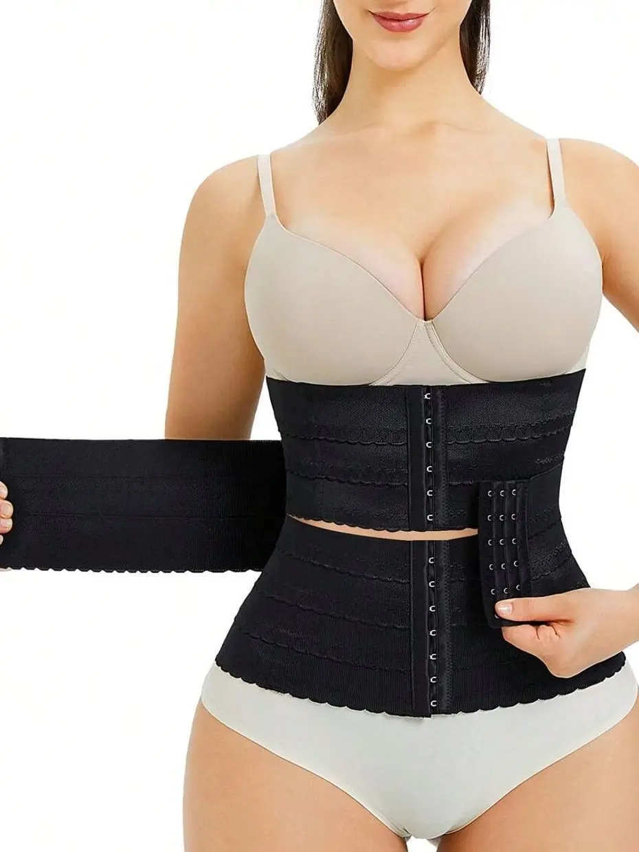 Nebility Waist Trainer For Women Corset Shapewear Tummy Control Segmented Waist Cincher Workout Girdle