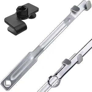 Wrench Extender Tool Bar, Universal Wrench Extension Tool Adaptor for Hard to Reach Areas, Extra Long 13.4Inch Torque Adaptor Wrenches Extension for Mechanics and Automotive Repairs with 1/2 Inch Hole
