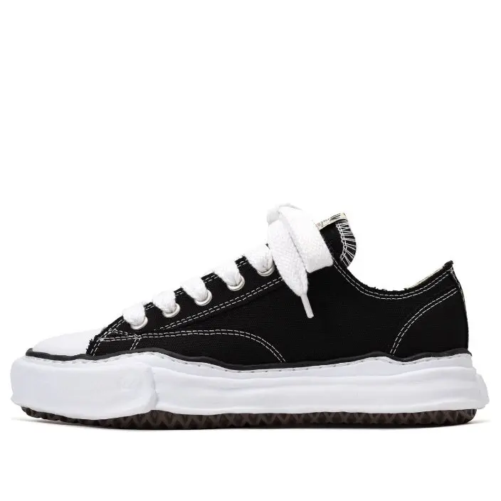 Maison MIHARA YASUHIRO PETERSON OG Sole Canvas Low 'Black' A01FW702-BLK