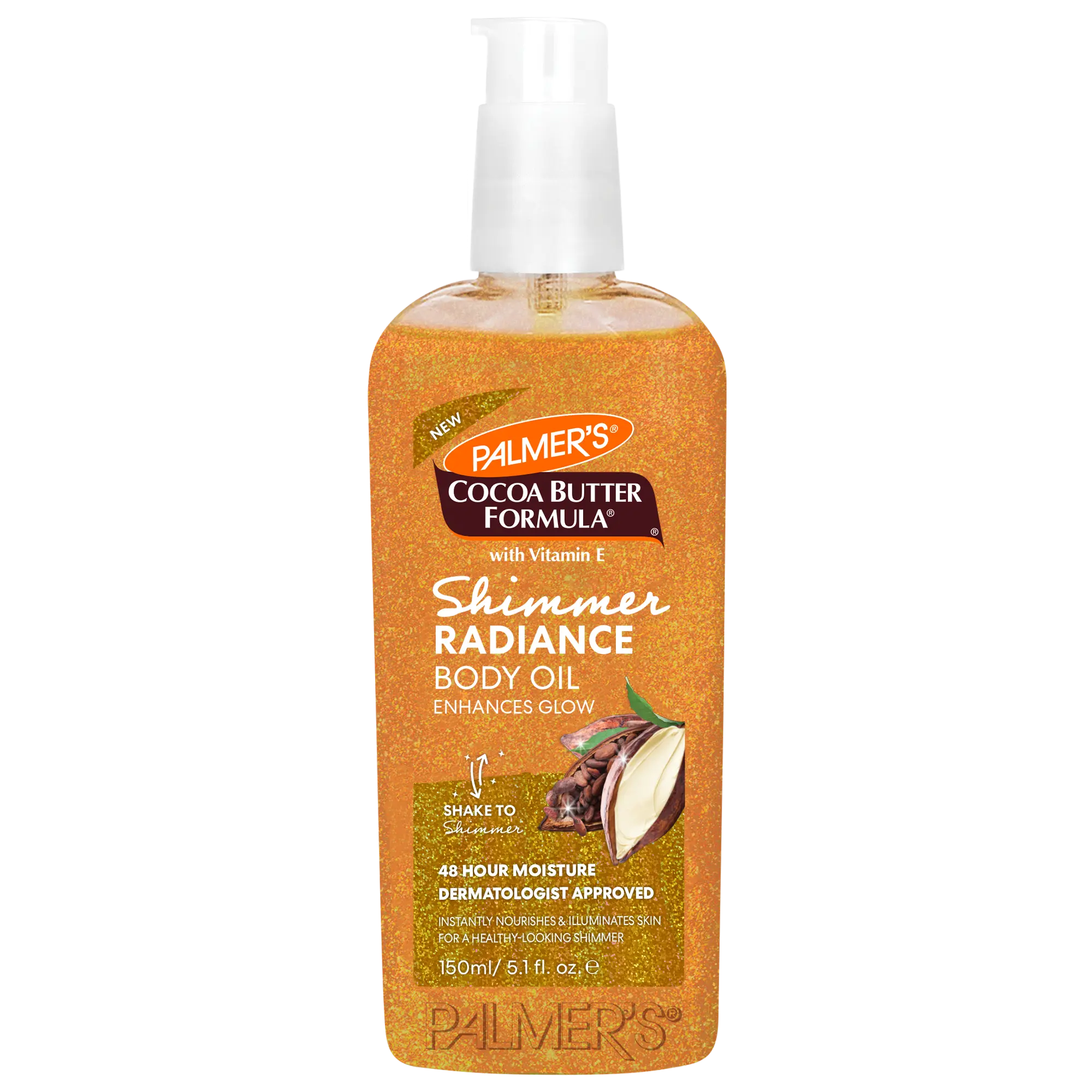 Palmer's Cocoa Butter Formula Shimmer Radiance Body Oil Moisturizing Body Care Moisturizer Palmer's Cocoa Butter Formula Shimmer Radiance Body Oil Moisturizing Body Care Moisturizer