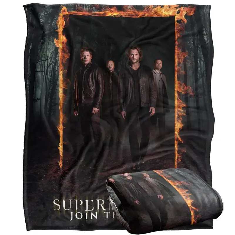 Supernatural Ultra-SoftThrow Blanket, All Season, Decorative Giftable, Versatile Bedding Throws Throw Blanket Birthday Anniversary Holiday Christmas Halloween