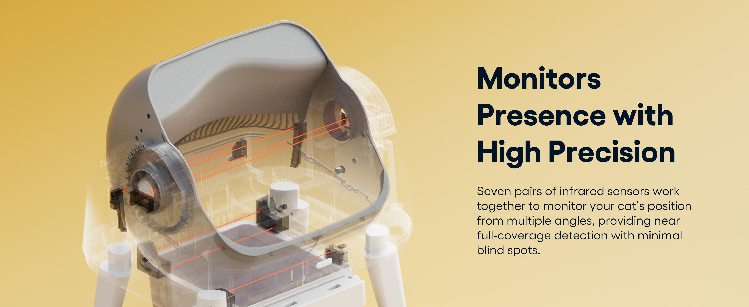 PetPivot AutoScooper 12 Lite Open Top Self Cleaning Cat Litter Box, Automatic Litter Box with 7 Pairs of Safety Sensors, Anti-Pinch Protection, Easy Access Step for Senior Cats PetPivot AutoScooper 12 Lite Open Top Self Cleaning Cat Litter Box, Automatic Litter Box with 7 Pairs of Safety Sensors, Anti-Pinch Protection, Easy Access Step for Senior Cats