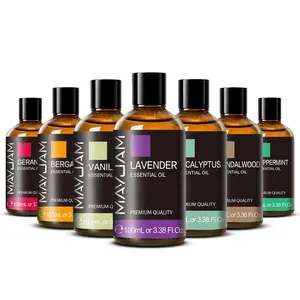 100ml Pure Plant Essential Oil, 3 Counts Long-lasting Aromatherapy Natural Oil, Suitable for Diffusers Humidifiers Massages Candles Soap Making, Body Care,  Home Fragrances Premium Nourishing Oils