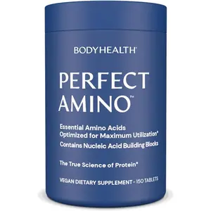 PerfectAmino 150 Tablets Essential Amino Acid Supplement with BCAA EAA Vegan Amino Formula Daily Nutrition Support for Active Lifestyle
