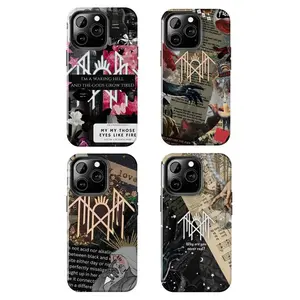 Sleep Token Jerry Flamingo Phone Case 4 Styles Protective Cover Compatible with iPhone 11-17 Pro Max/Plus and Samsung Galaxy S23-25