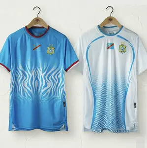 2026 Congo National Soccer Team Style Jersey Home Shirt, Patriotic Football Jersey, All Over Print Unisex Soccer Jersey, Sports Fan Apparel Top