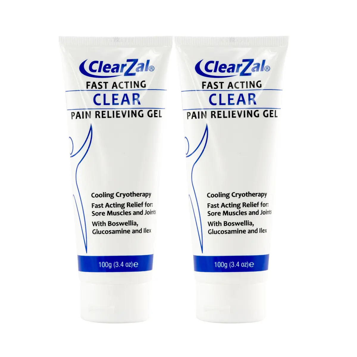 Clearzal Soothing Cooling Gel 100g, Relieving Body Gel, Cooling with Menthol and Frankincense, Helps Relieve Muscle Tension , Relax your waist, legs, knees, shoulders and neck to relieve fatigue, Sports Soothing Cooling Gel Body Care Lotions
