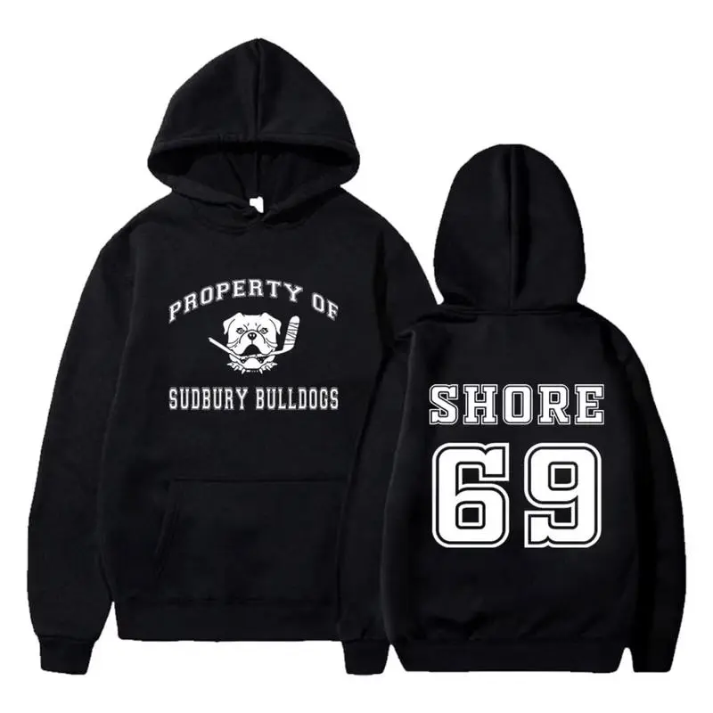Shoresy 69 Sudbury Blueberry Bulldogs Hoodie Long Sleeve Sweatshirts Women Men Funny Clothes Gift for Birthday Holiday Christmas Halloween Casual Graphic Classic Menswear