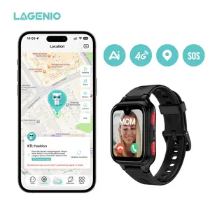 LAGENIO K9 Kid AI Smartwatch with GPS, 1.78'' AMOLED 4G for Kids with Video Call, Alarm Clock, School Mode, IP68 Waterproof Kids Smartwatch for Teens Ages 6 and Up smart watch digital Smartwatch with AMOLED
