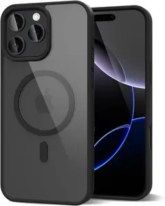 Entronix Case for Apple iPhone 17/16/15/14/13/12 Air/Plus/Pro Max - Clear Protective Cover, [Magnetic] Smartphone Accessories Transparent Wireless