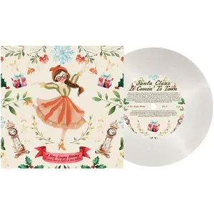 Laufey - A Very Laufey Holiday: The Santa Claus Is Comin' To Town  [7-INCH SINGLE VINYL RECORD] Colored Vinyl, White