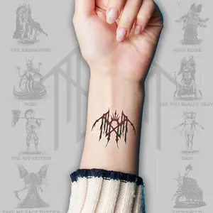 Sleep Token Temporary Tattoo Temporary Skin Mark, Worshippers Temporary Skin Mark Skin Design  23425MT79 BMW