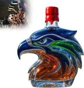 unny whiskey bottle, novelty eagle head whiskey bottle, multifunctional Seahawks wine, suitable for men, fathers, husbands gifts. Suitable for whiskey, wine, cocktails, fan gifts, home bar display