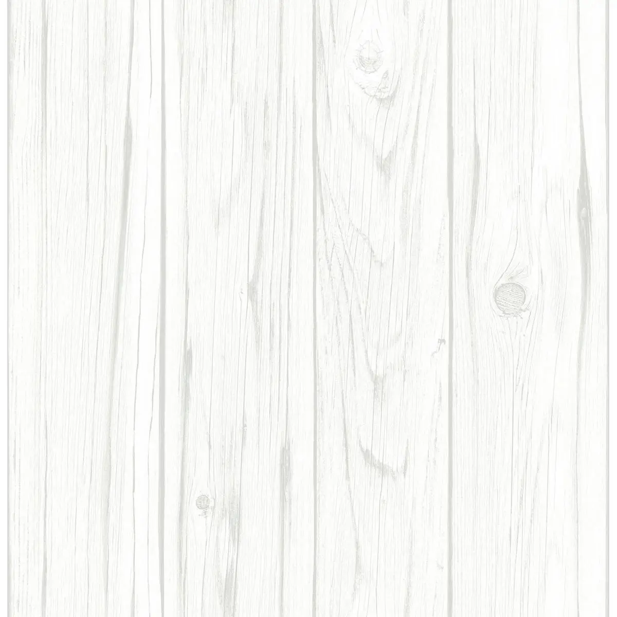 212 MAIN Repositionable Barnwood Wood Panel Vinyl Peel & Stick Wallpaper, 20.5x16.5ft, Modern Whites & Cream Tones, Home Decor Hanging Supply