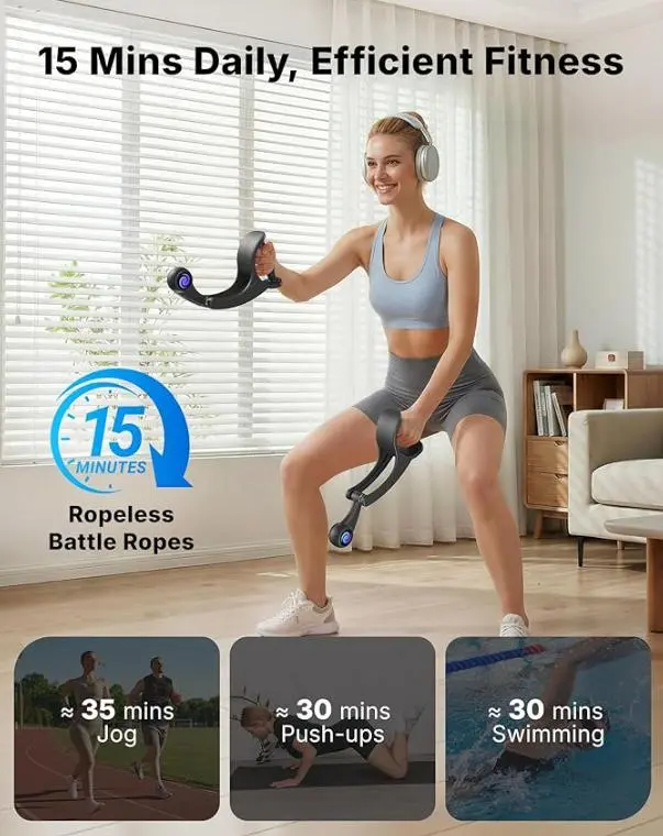 Heavy-Duty ABS Plastic Arm Trainer with 360-Degree Rotation, Compact & Beginner Friendly Toning Equipment with Ergonomic Grip, 1.360-Degree Rotation, Beginner & Postpartum Friendly