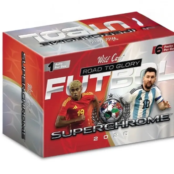 NEW - Wild Card SuperChrome Soccer Road To Glory 2026 - Autograph every Box