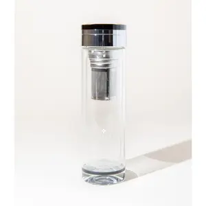 Double Walled Glass Matcha Shaker with Infuser