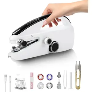 Sewing Machine, Mini Sewing Machine for Hemming, Small Hand Stitching Repair for Clothes, Travel & Use