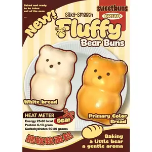 Slow Rising Squishy - Fluffy Bear Buns【Scented】Mellow Lab x Sweetbuns Stress Relief Toy tiktokshopspringglowup Sensory Fidget Toy