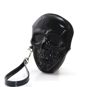 Curious Cottage Goods Hard Shell Skull Coin Purse
