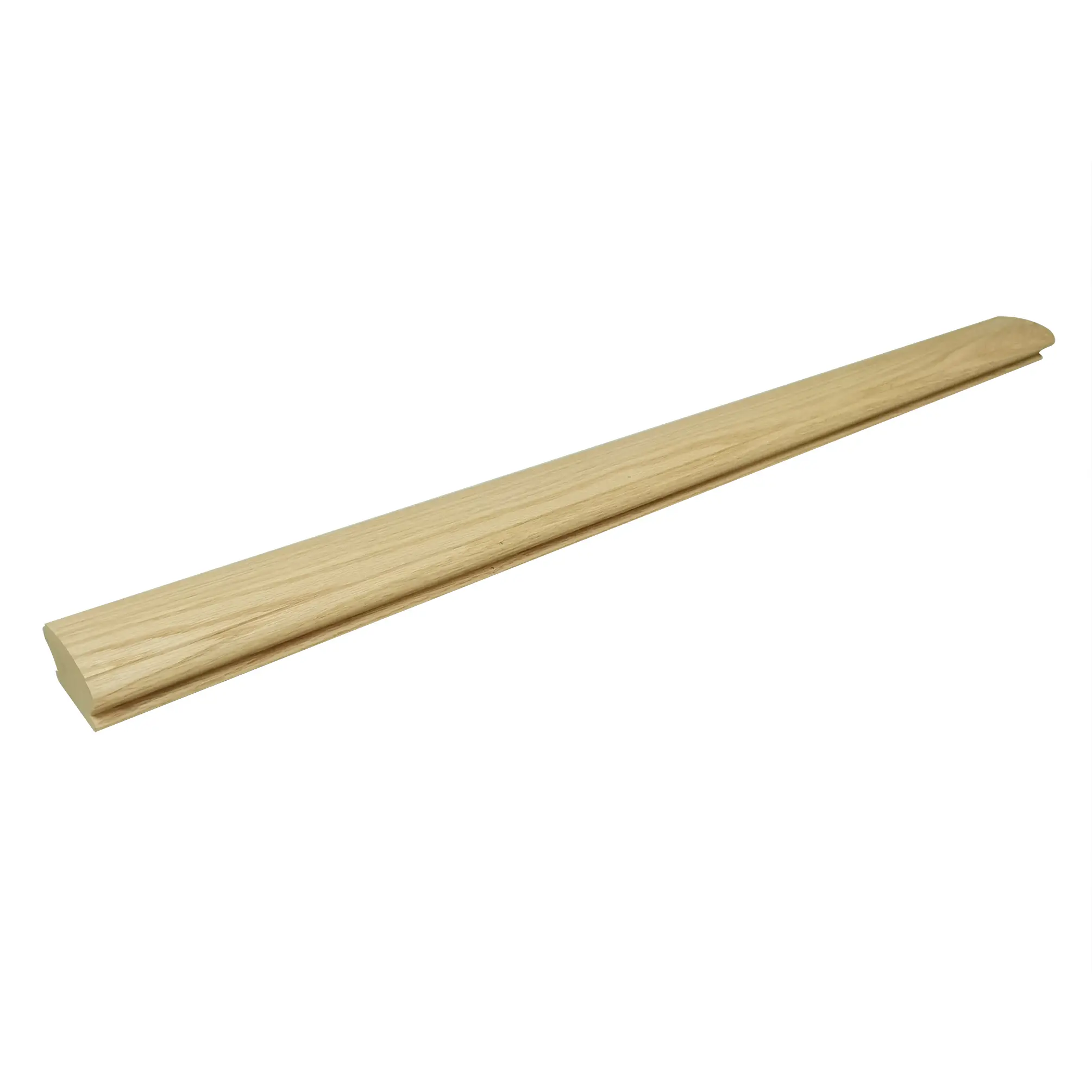 FixtureDisplays® 48 Inch Solid Red Oak Stair Handrail, Wooden Indoor Wall-Mounted Staircase Railing 6111-HAND RAIL -48*3.54*1.57"