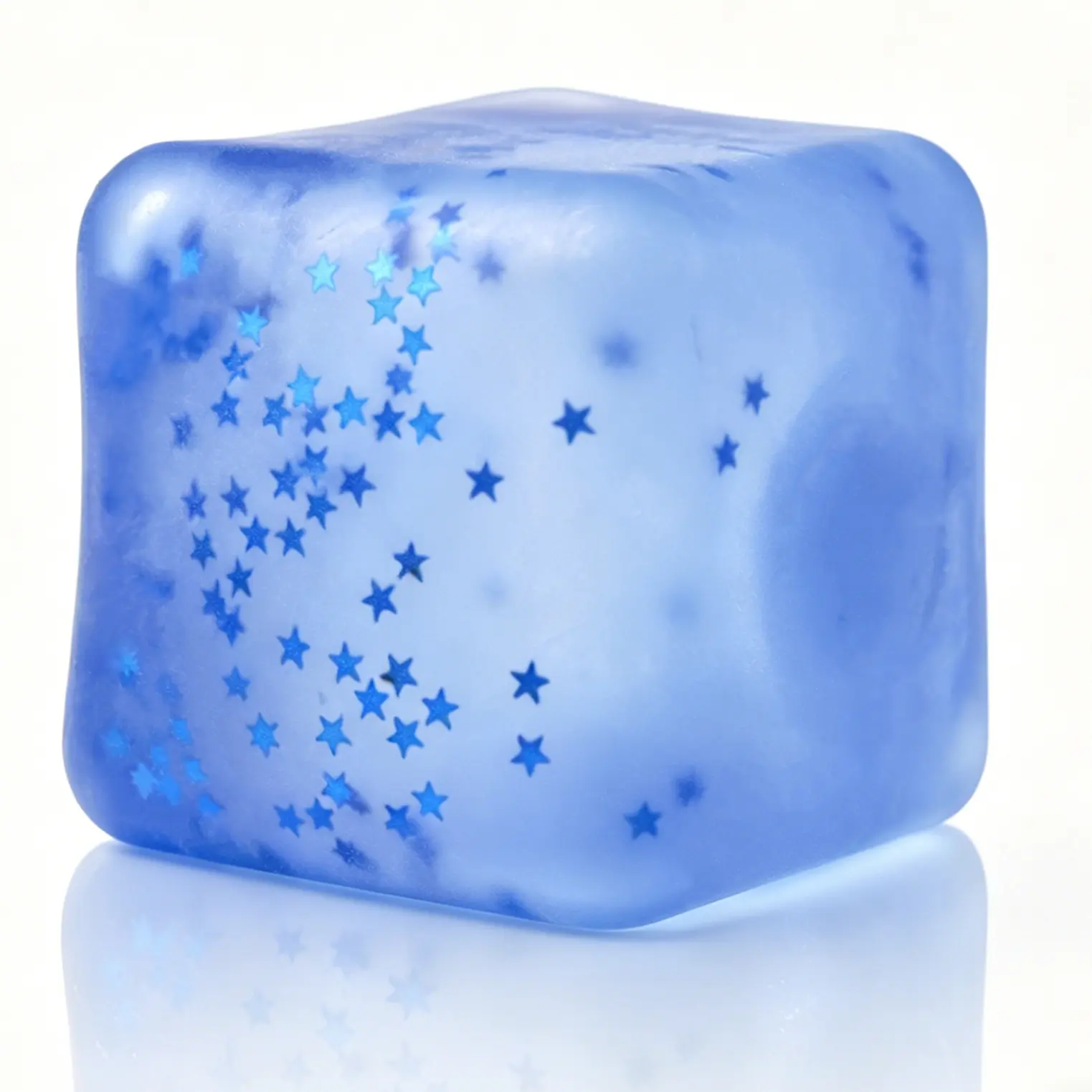 Stress Relief Cube Squishies, Slow-Rebound Slow-Rise Dumpling, Solid Square-Shaped Fidget, Durable Anxiety Sensory Item with Storage Box, Gift-Ready