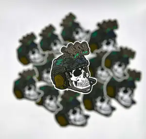 Moons Out Goons Out - Military Skull Sticker, Tactical Gear Sticker, Vinyl Sticker, Stickers for Water Bottles, Laptops, Books, etc.