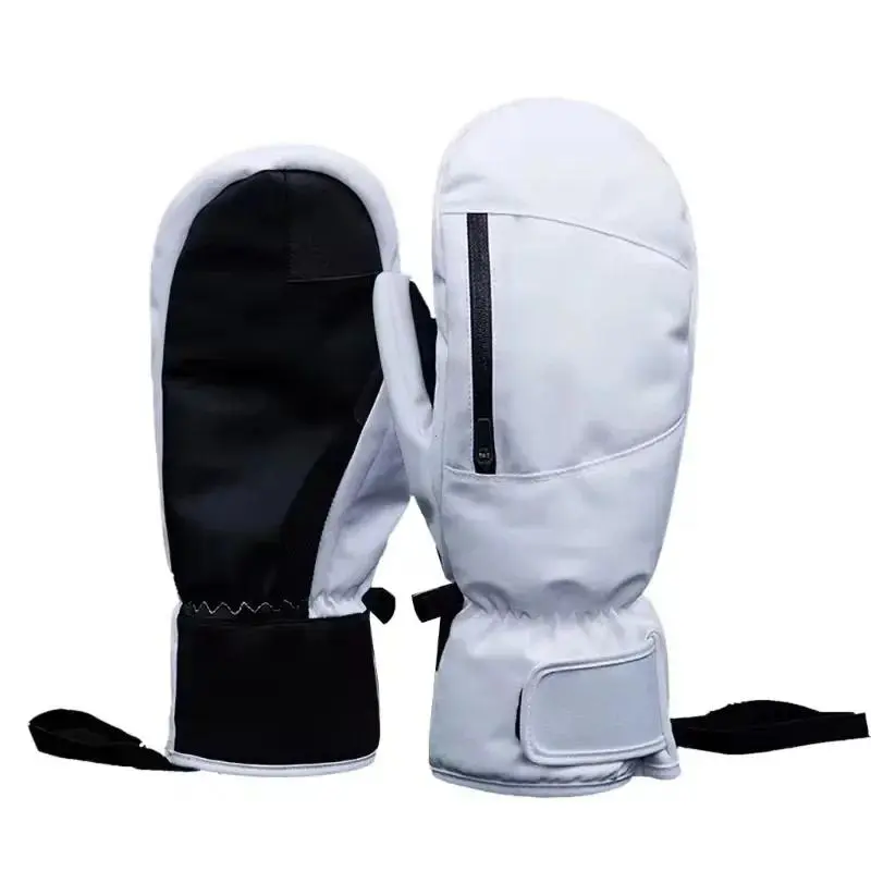 Winter Skiing Gloves, Waterproof Snowboarding Touch Screen Thermal Thick Snow Gloves for Men and Women, Snowmobile Warm Mittens.