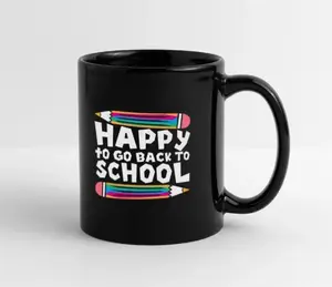Back To School Ceramic Cup - 11oz Funny Coffee Mugs Ceramic Printed Drinkware Cup