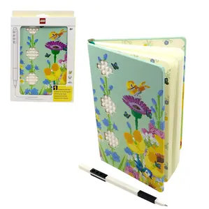 LEGO Stationery Reclaim & Recycle Dotted Notebook with Gel Pen - Botanical (53502)