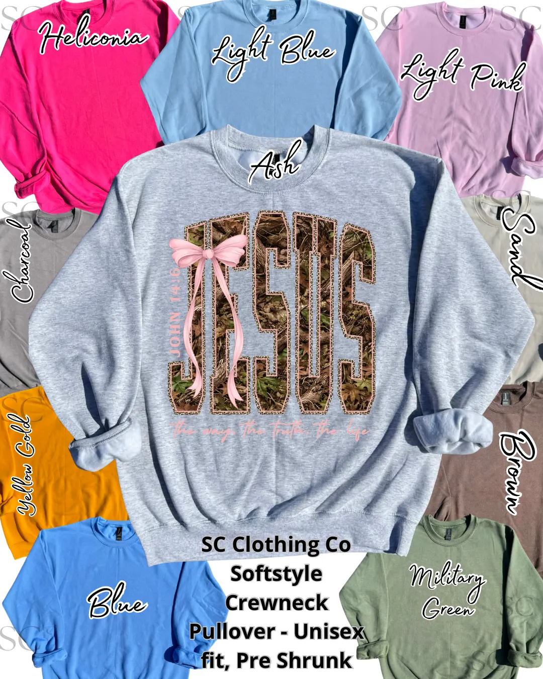 Pullover Camo Jesus