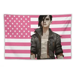 Arcane American Flag Tapestry |   Wall Hanging, Gamer Flag, Nerdy Decor, Arcane Merch, Gamer Art, Gift for Gamer