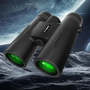 12x42 High Definition Binoculars, 1 Count Portable Binoculars with Phone Adapter & Tripod, Outdoor Binoculars for Bird Watching Travel
