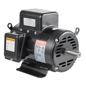 【Father's Day】VEVOR 7.5HP Air Compressor Motor,  230V 31.6 Amps Electric Motor, 3450RPM 184T Frame, 1-1/8" Keyed Shaft, 2.75" Shaft Length for Air Compressors, Single Phase, CCW/CCW (Factory Setting is CCW)