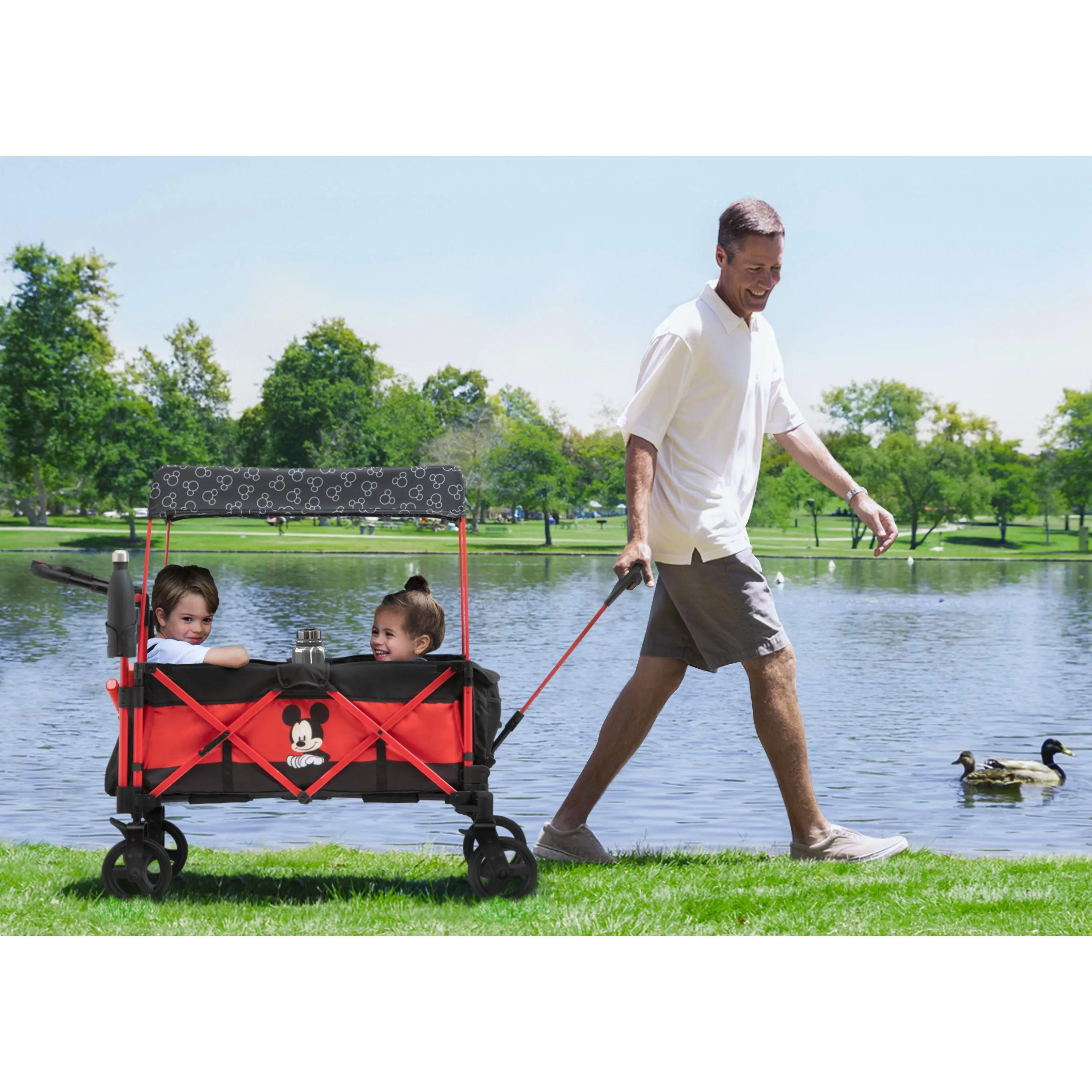 Disney Mickey Mouse Stroller Wagon Disney Mickey Mouse Stroller Wagon