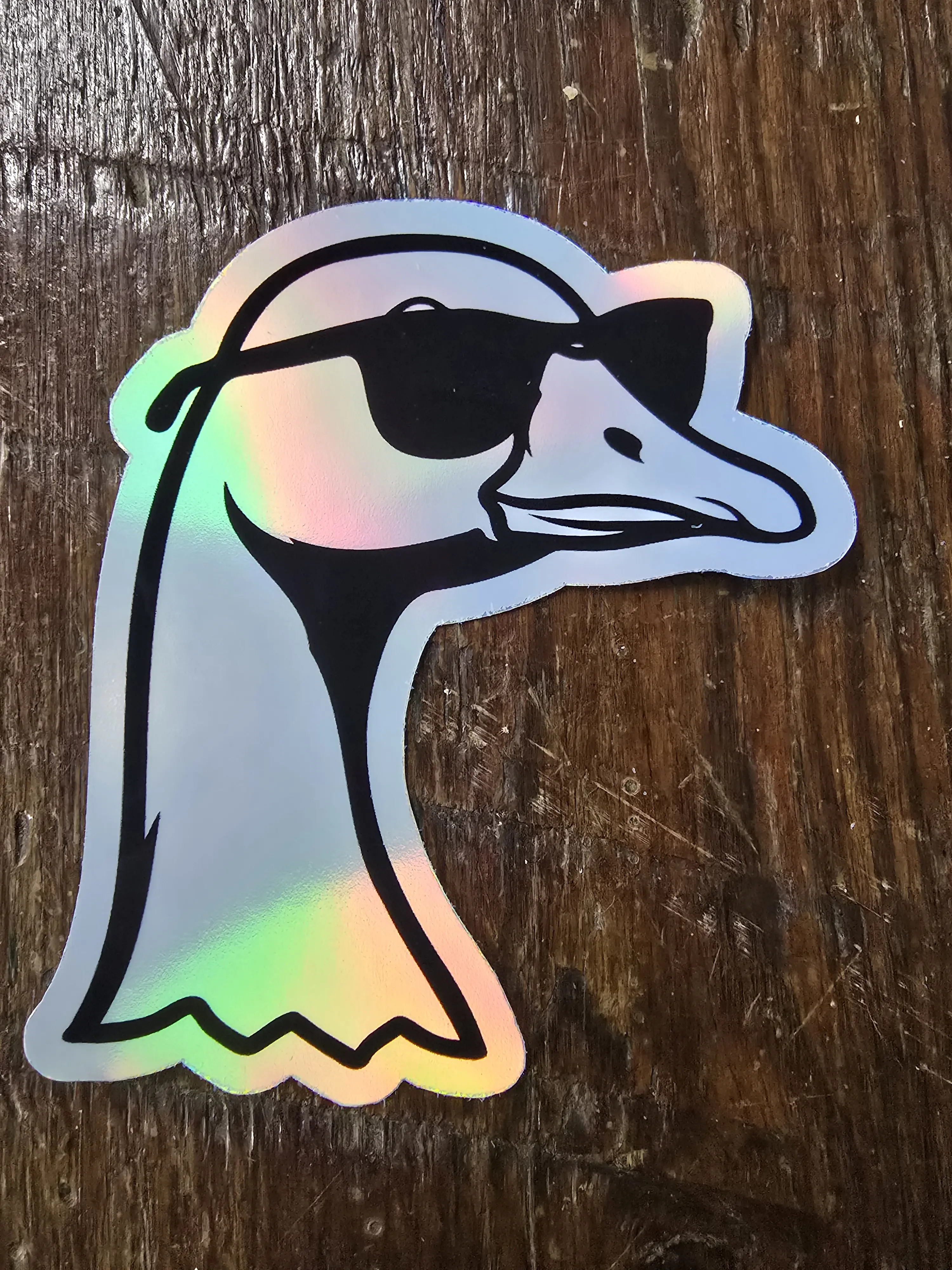 Holographic Goose/Duck Sticker