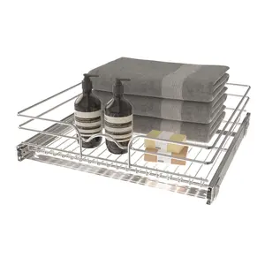Rev-A-Shelf Kitchen Cabinet Pull Out Shelf Organizer, 21 x 20 In, 5WB1-2120CR-1