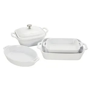 Staub Ceramic Stoneware 5-pc Mixed Baking Dish Set