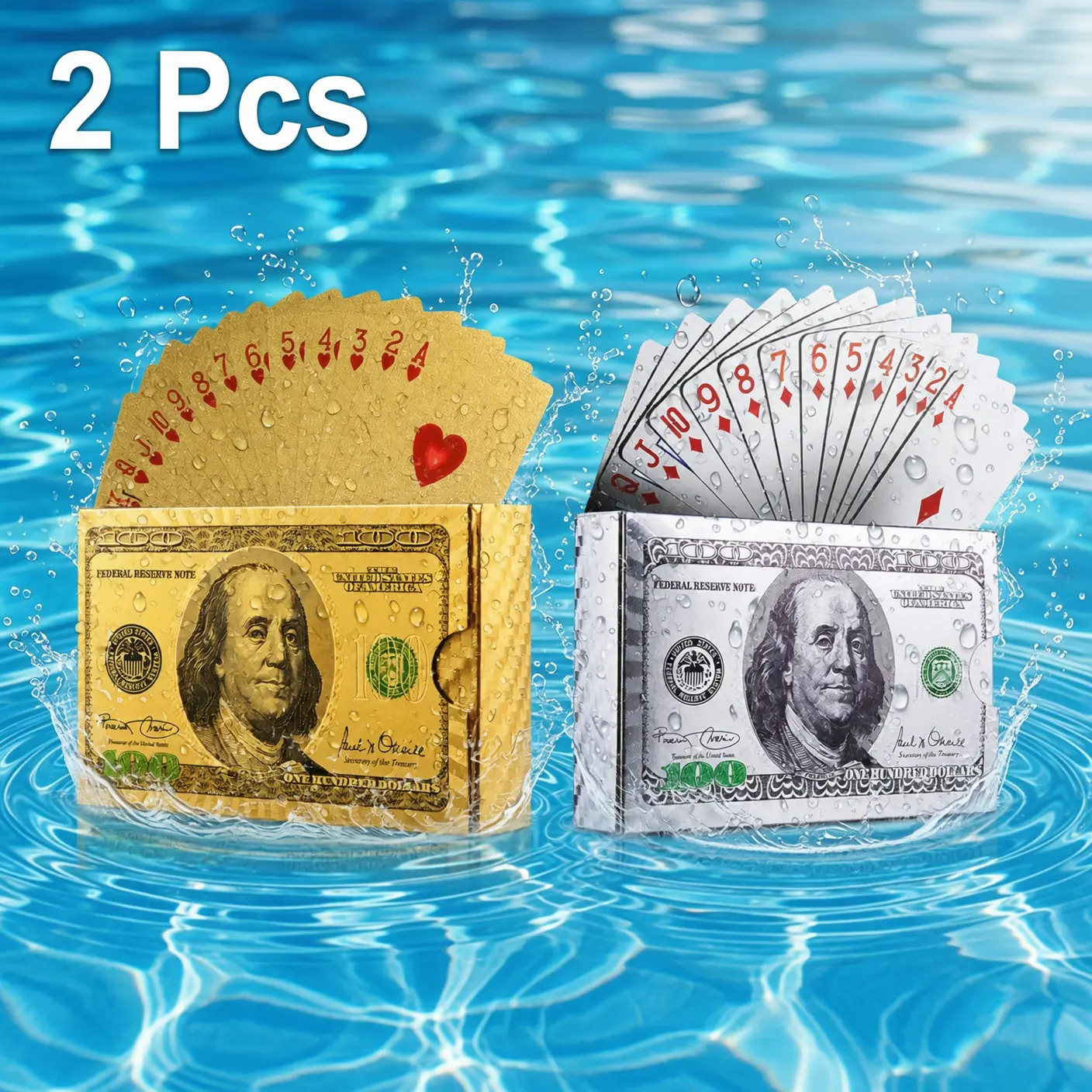 Gold & Sliver Dollar 2pcs
