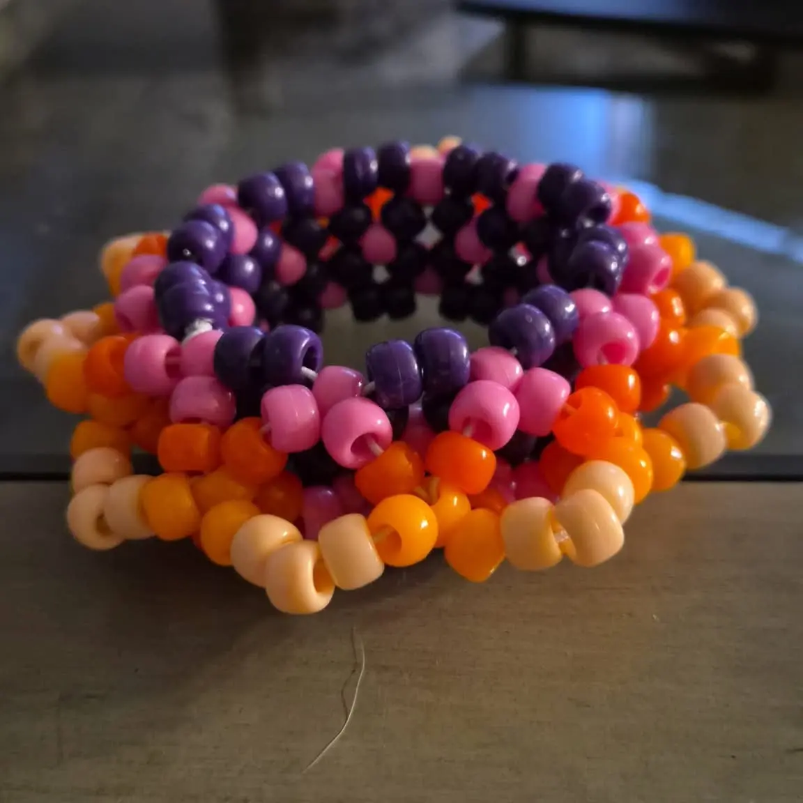 Sunrise Mandala Kandi Cuff